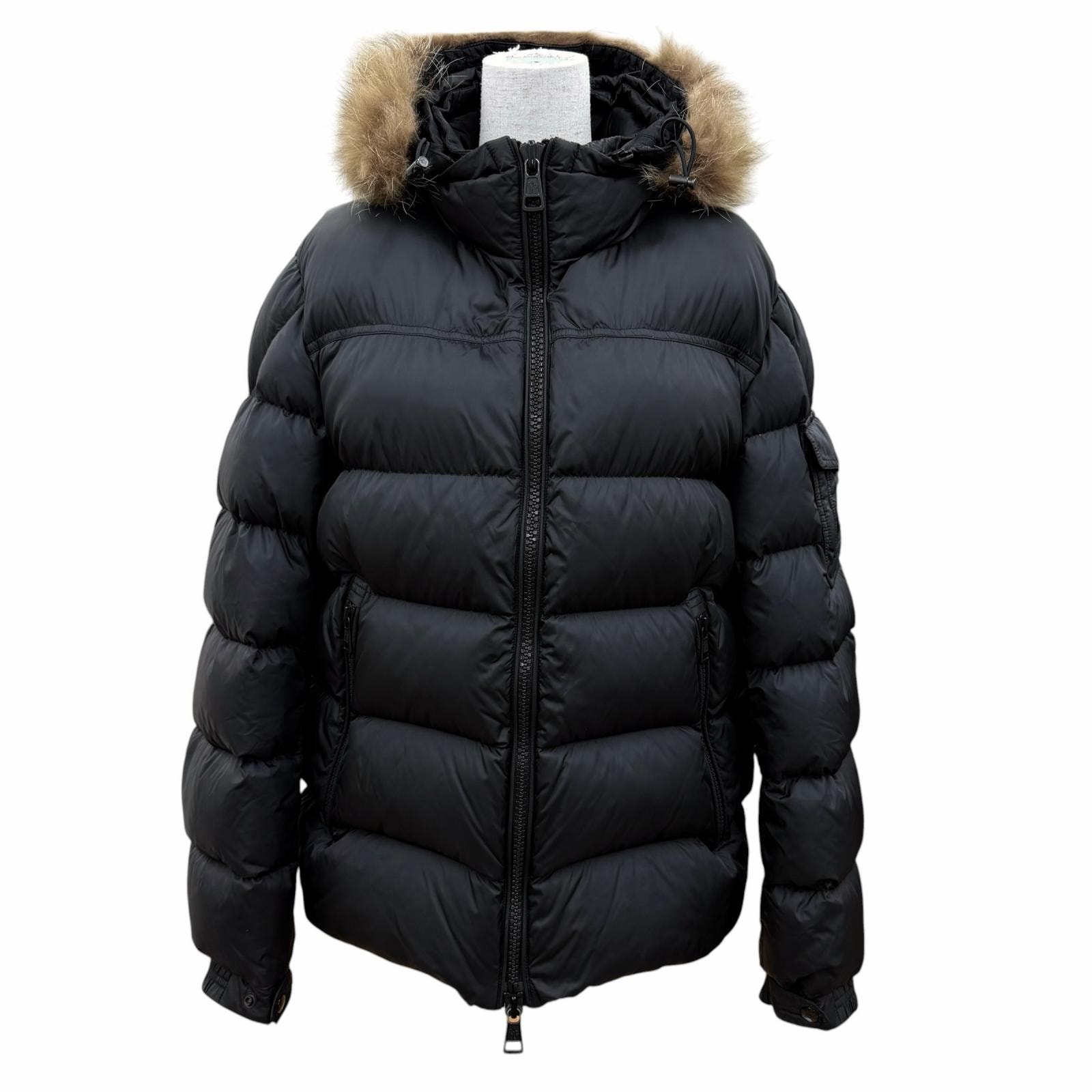 良品 モンクレール ダウンジャケット MARQUE ブラック レディース 3