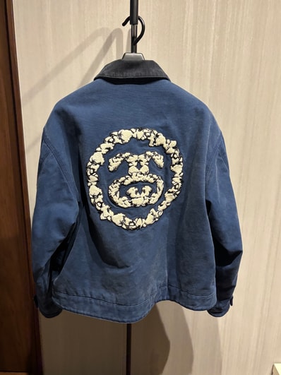 Stussy x Denim Tears Canvas Jacket "Blue"