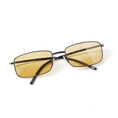 ■美品■GUCCI グッチ ヴィンテージ サングラス サイズ55□18 130 カラーレンズ アイウェア スクエア ブランド古着【中古】20260805/RB0310