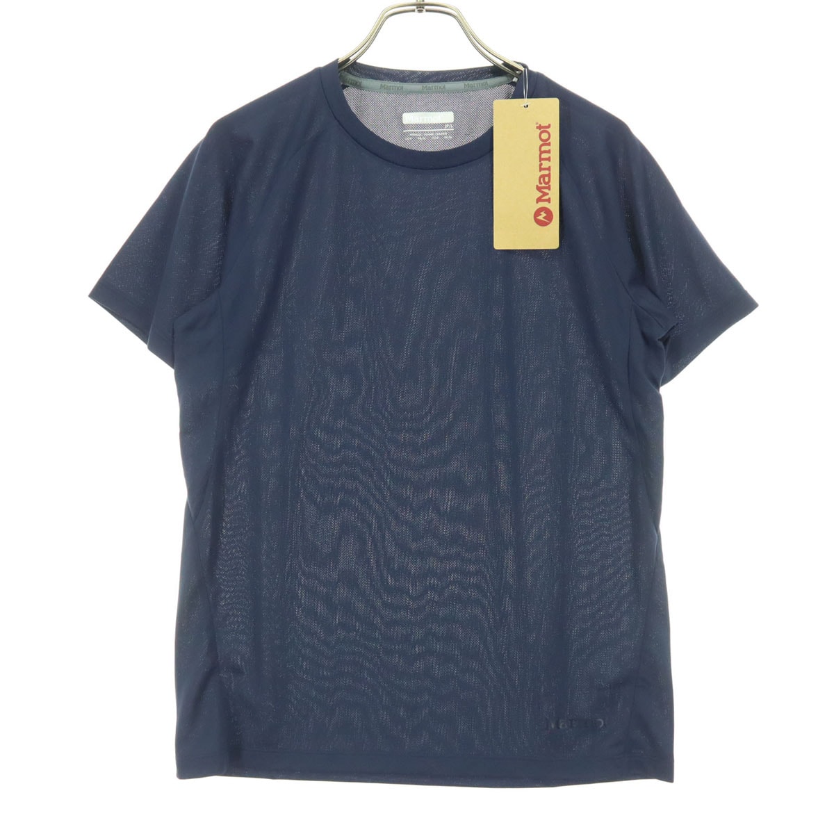 未使用 MARMOT マーモット 半袖 Tシャツ L ネイビー