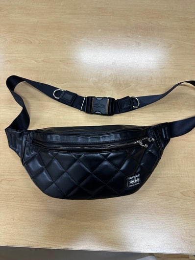 PORTER x Lewis Leathers Waist Bag "Black"