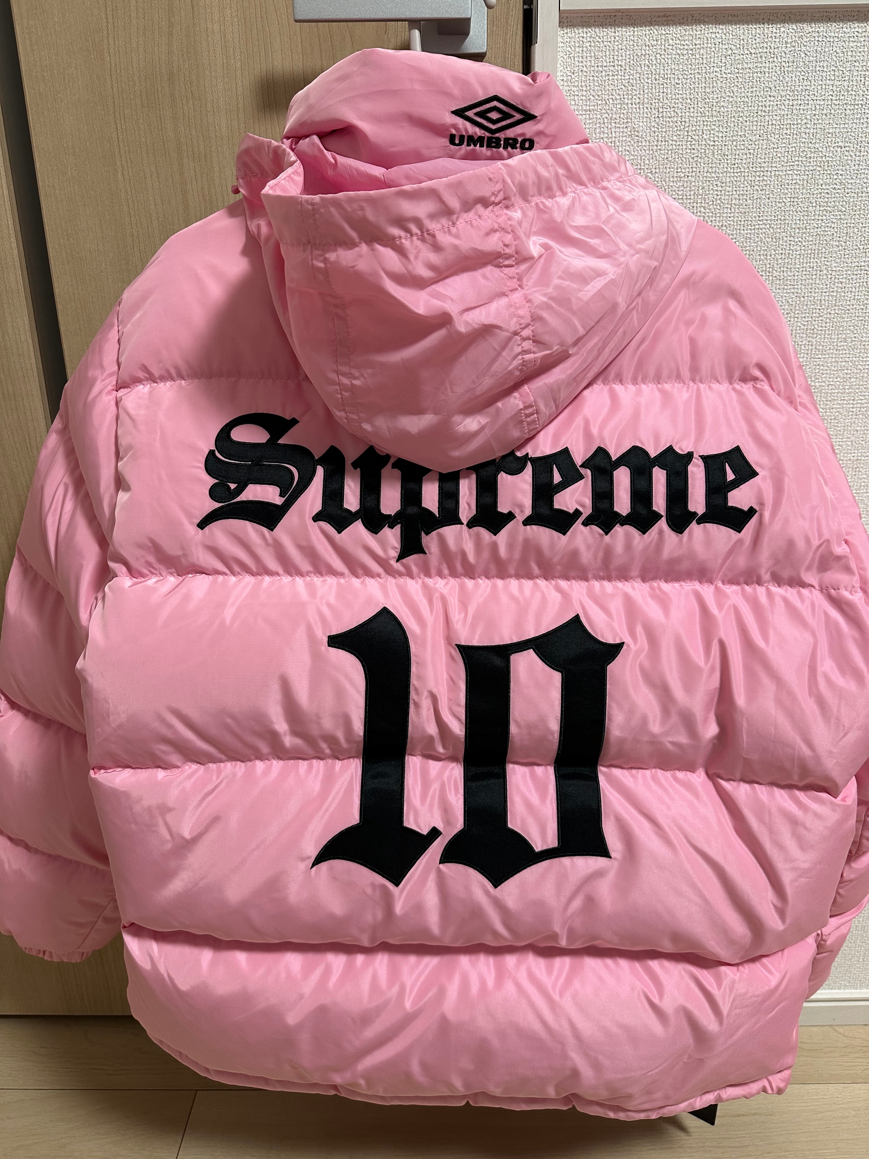 Supreme x Umbro Down Puffer Jacket "Pink"