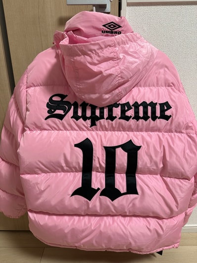 Supreme x Umbro Down Puffer Jacket "Pink"