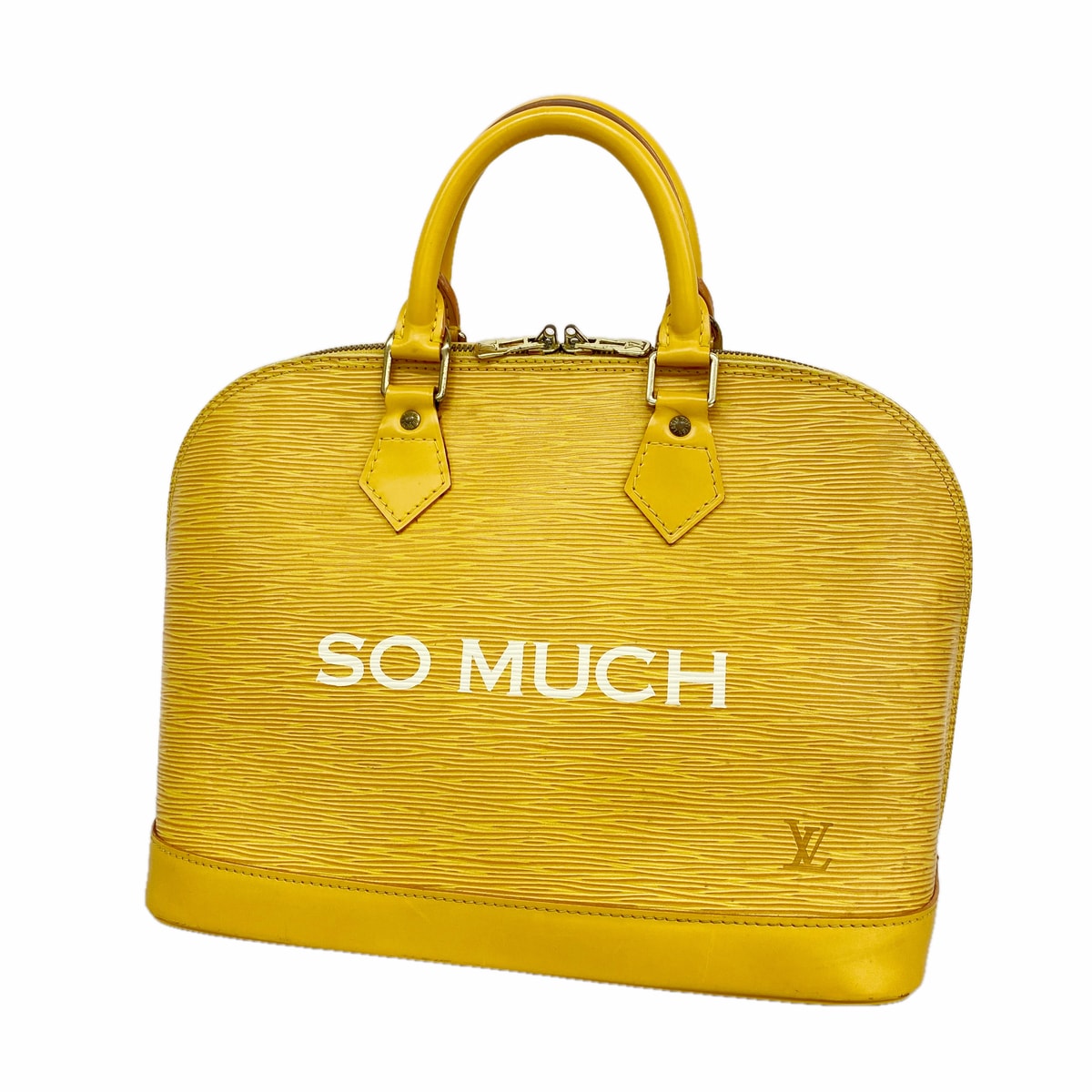 【6kd4853】ルイヴィトン ハンドバッグ エピ シンゾーン アルマ M52149 ジョーヌ【中古】レディース