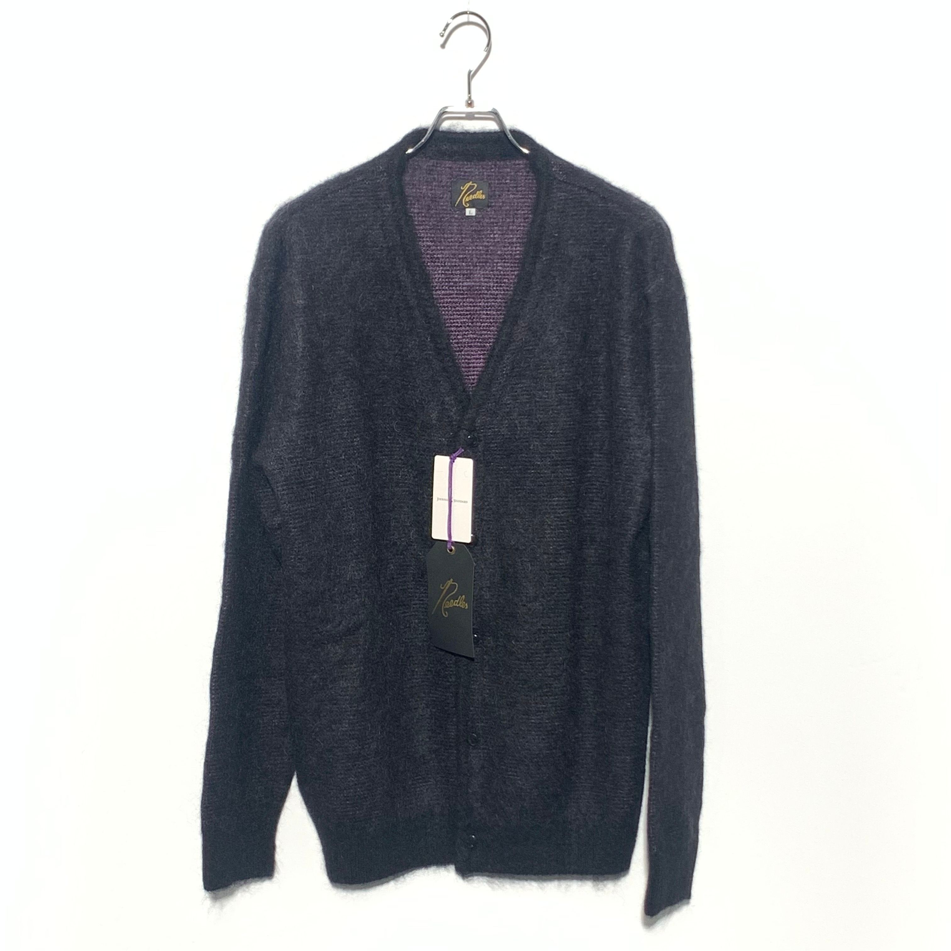 Needles Mohair Cardigan Black/Purple