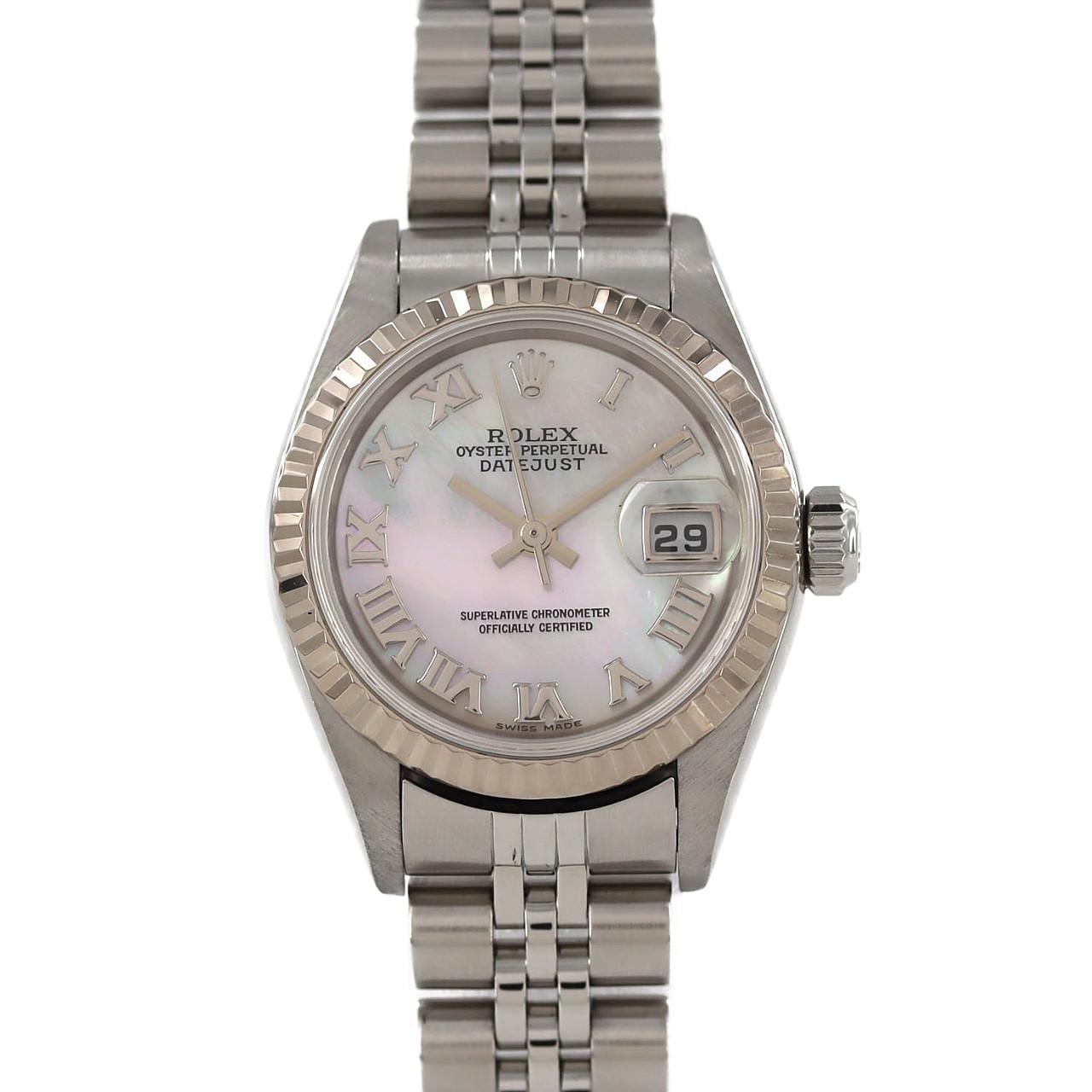 ロレックス デイトジャスト 79174NR SSxWG 自動巻 D番