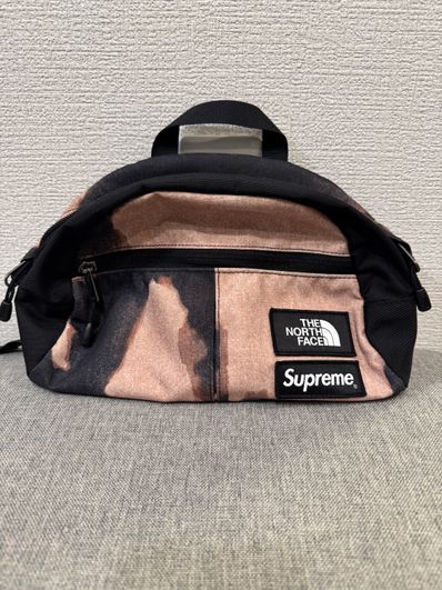 Supreme x The North Face Bleached Denim Print Roo II "Black"