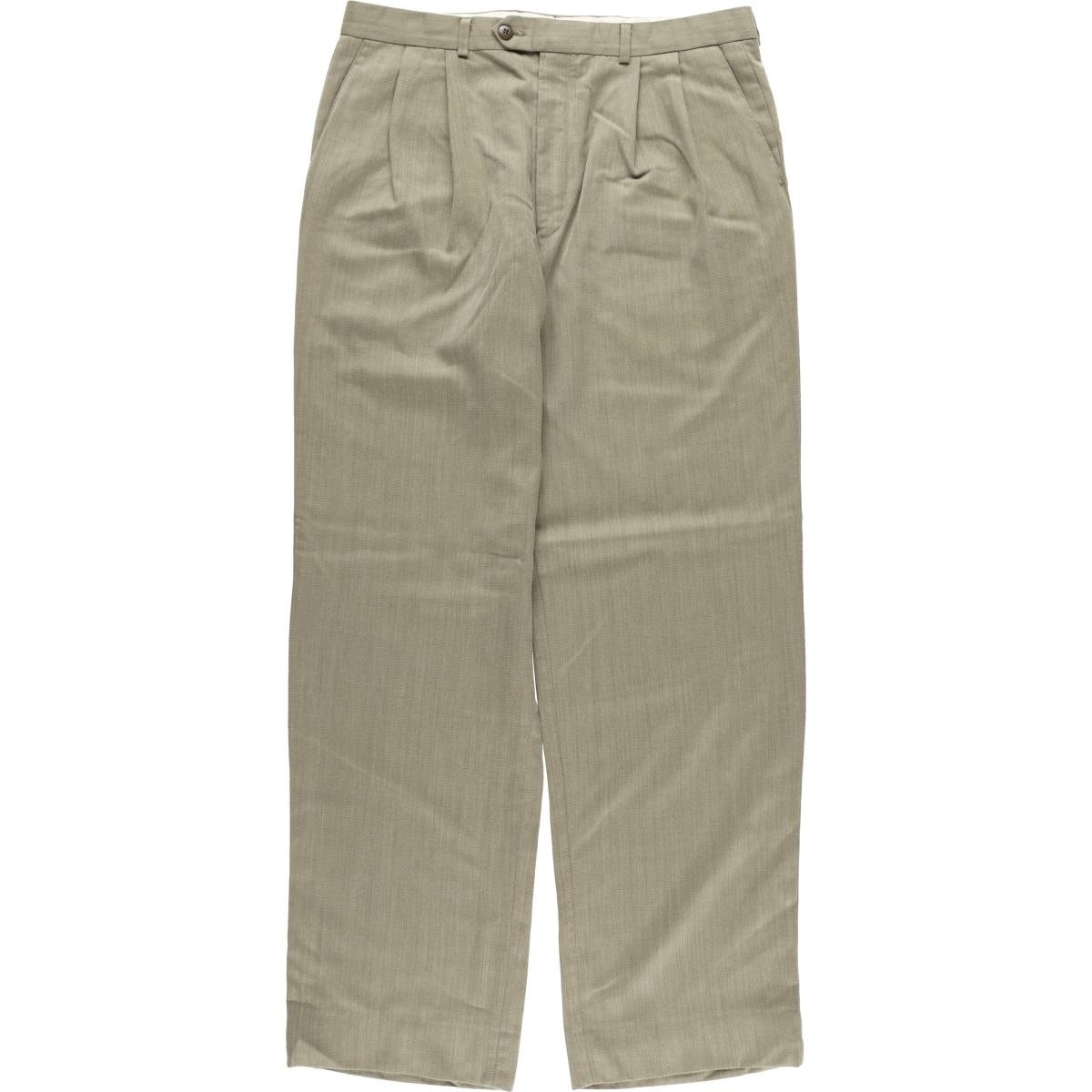 古着 90年代 ラルフローレン Ralph Lauren CHAPS チャップス ツータック スラックスパンツ メンズw34相当 ヴィンテージ/eaa563941