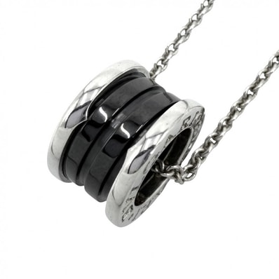 BVLGARI ブルガリ ネックレス セーブザチルドレン ビーゼロワン ペンダント アクセサリー アジャスター付き メンズ レディース シルバー925 ユニセックス 約9.6g【中古品】
