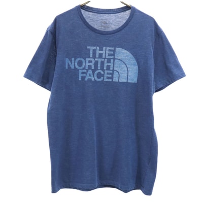 THE NORTH FACE ザノースフェイス 半袖 Tシャツ L ブルー アウトドア NT31972