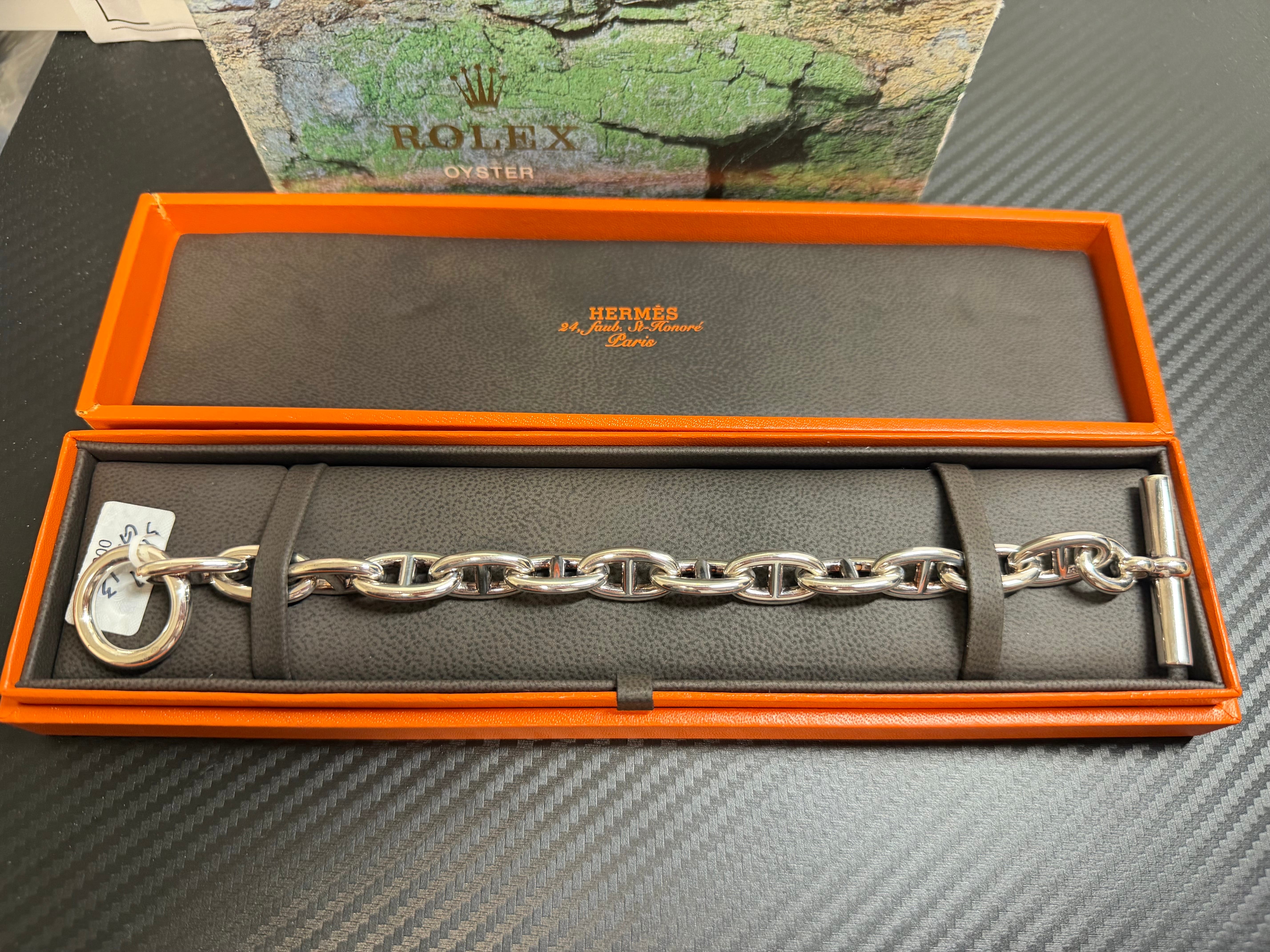 Hermes Chaine D'ancre GM Bracelet "Silver"