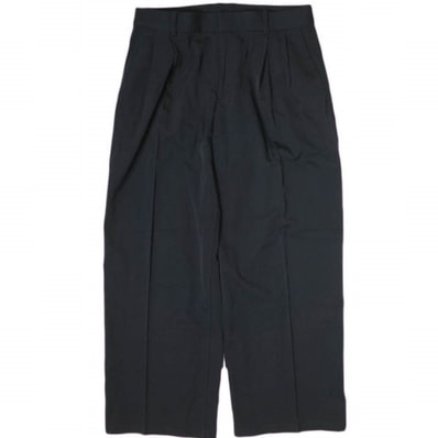 Pilgrim Surf+Supply ピルグリム サーフ+サプライ 25SS 日本製 Elena Slouchy Trouser ストレッチギャバ 2タックトラウザーズ 37-24-0432-874 1 DARK NAVY BEAMS パンツ g20997