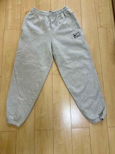 Stussy x Nike Fleece Pant "Grey Heather" (US Size) FN5231-050