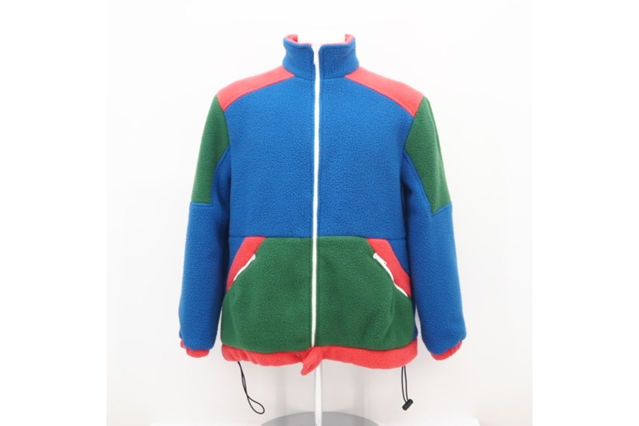 極美品 GUCCI グッチ グッチ×ノースフェイス フリースジャケット ポリエステル マルチカラー S S 673751 XJDUC その他アウター マルチカラー ポリエステル メンズ