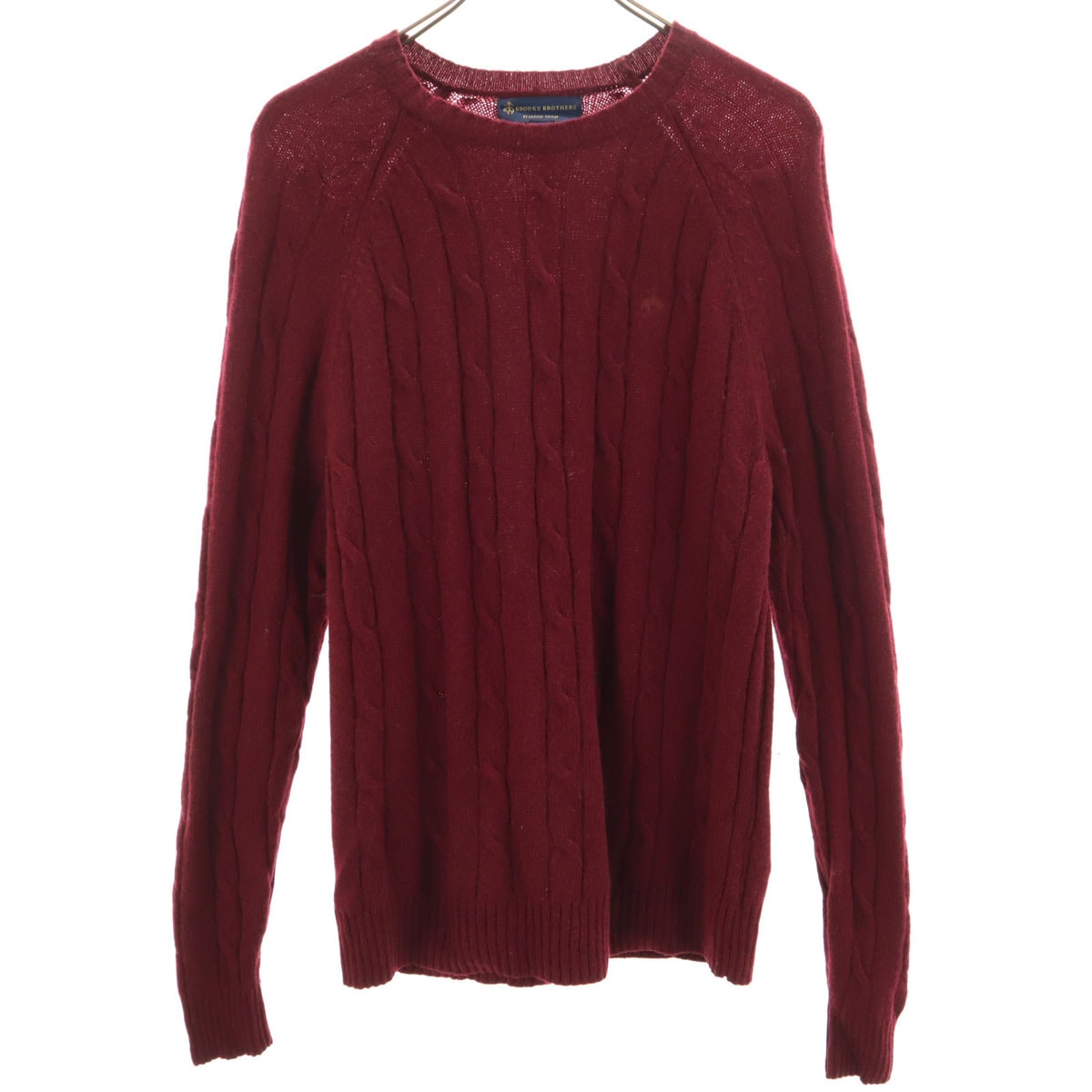Brooks Brothers ブルックスブラザーズ 長袖 セーター S ボルドー ケーブルニット