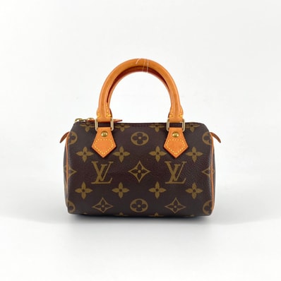 LOUIS VUITTON(ルイ・ヴィトン) ミニスピーディ モノグラム M41534 ハンドバッグ ブラウン