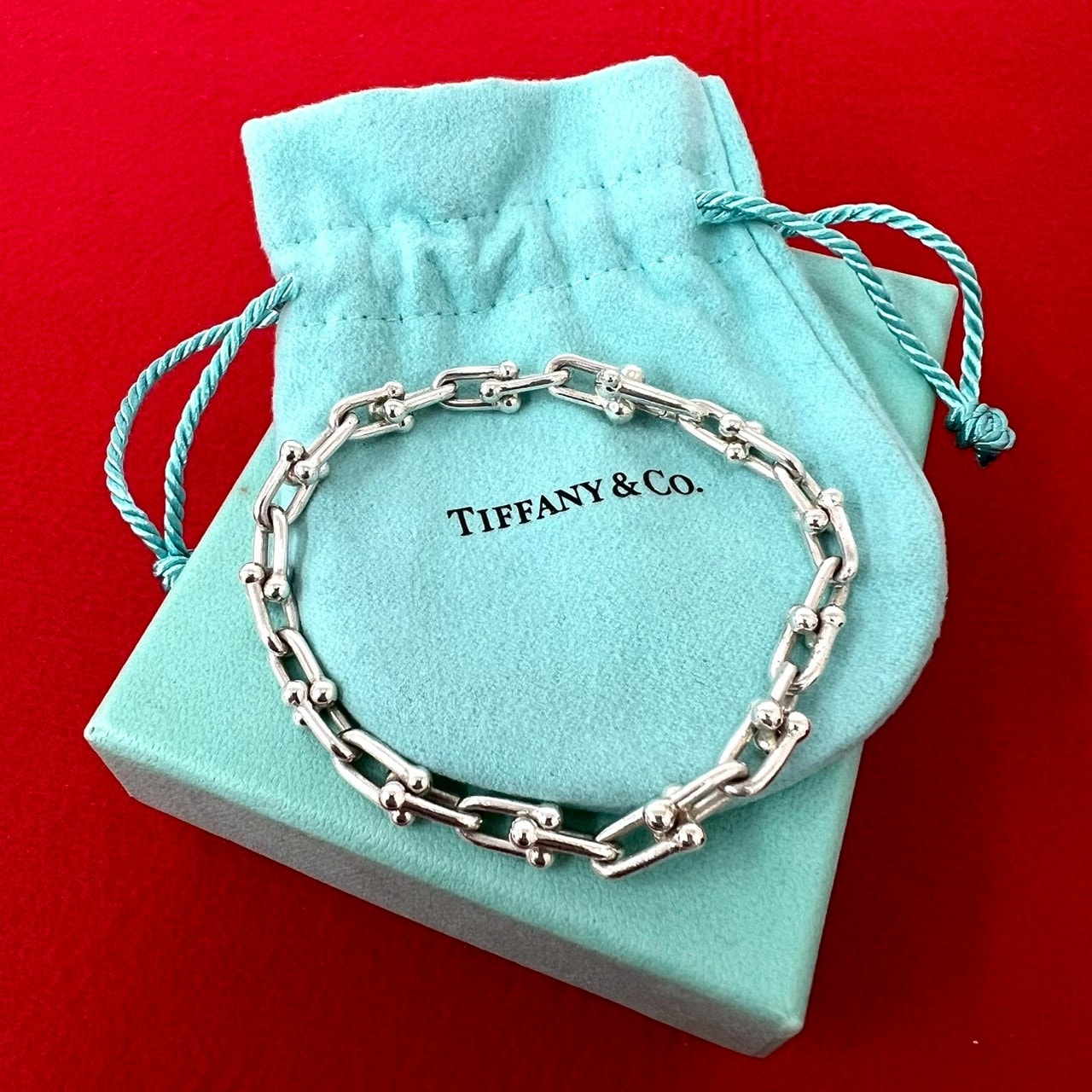 TIFFANY&Co. ティファニー ハードウェア スモールリンク ブレスレット シルバー925 ブレスレット シルバー
55950