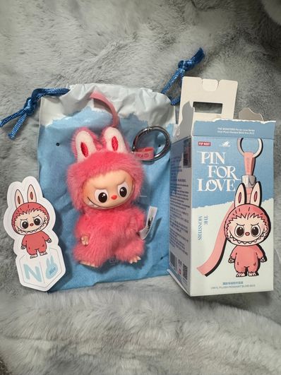 POP MART THE MONSTERS (LABUBU) Pin for Love Series-Vinyl Plush Pendant (N-Z) N