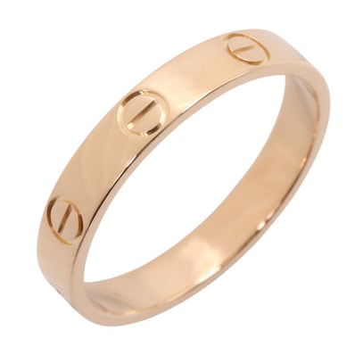 カルティエ CARTIER ミニラブリング リング・指輪 ジュエリー K18PG(ピンクゴールド) メンズ レディース ゴールド系 B4085200 【中古】
