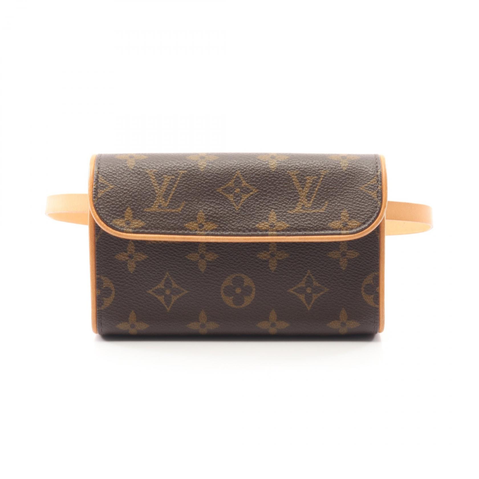 ルイ・ヴィトン LOUIS VUITTON ポシェットフロランティーヌ ウエストバッグ ボディバッグ バッグ PVCコーティングキャンバス レザー モノグラム レディース ブラウン系 M51855 【中古】