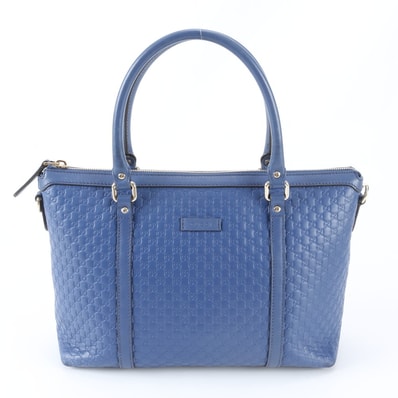 ■美品 グッチ グッチシママイクロ 449656 トート バッグ レザー