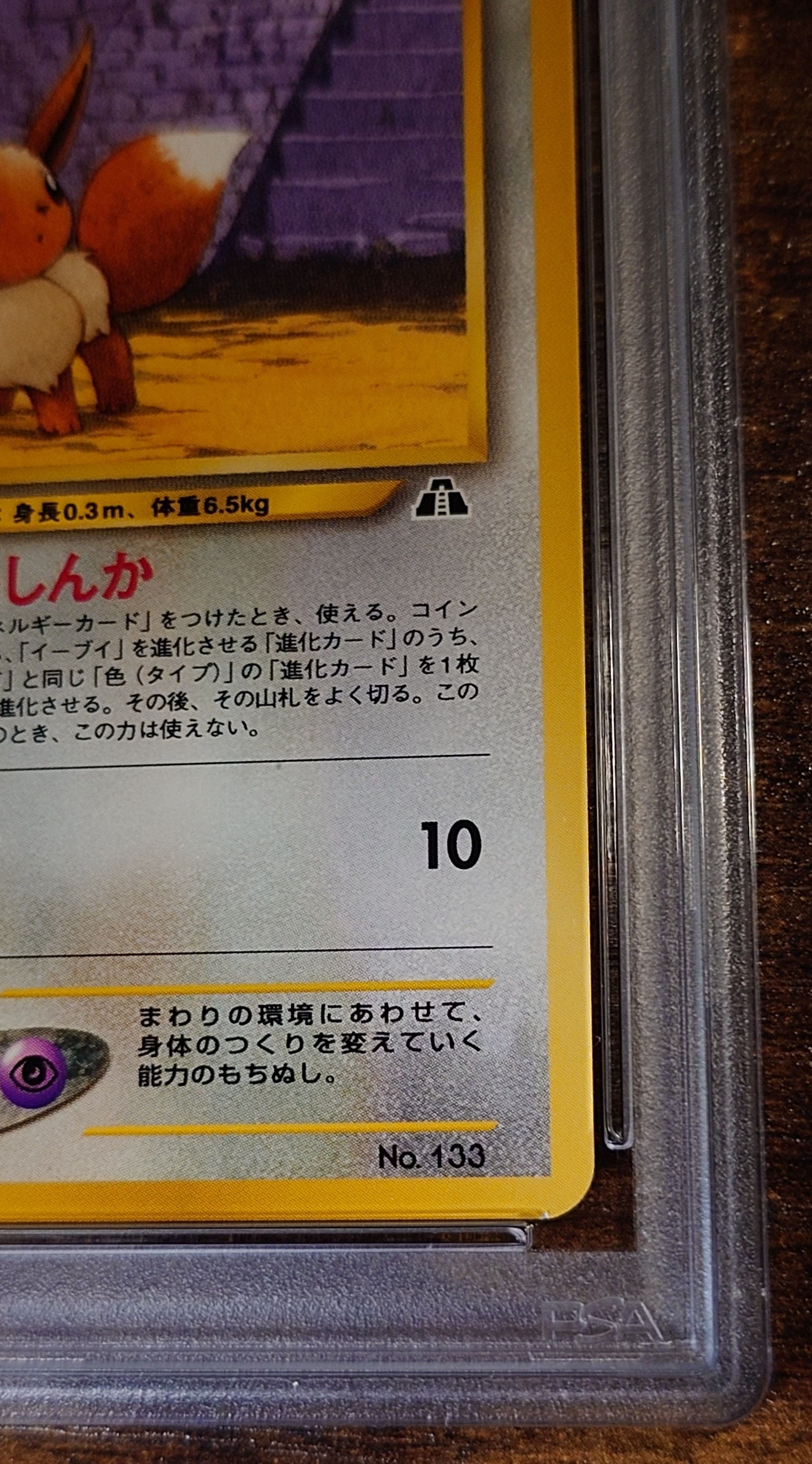 PSA 10]Eevee Premium File 2: Old Back[neoP2 No.133](Premium File 2