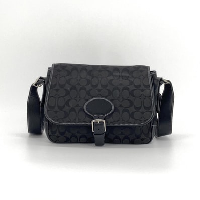 COACH(コーチ) シグネチャー 6081 ショルダーバッグ ブラック