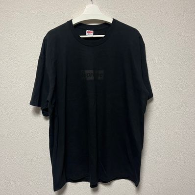 Supreme Tonal Box Logo Tee "Black"