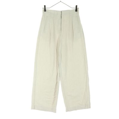 美品 ZARA ザラ ストレートパンツ S ホワイト