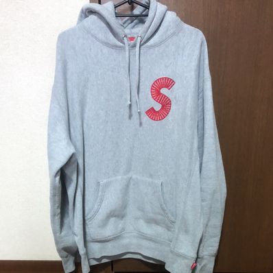 Supreme S Logo Hooded Sweatshirt "Heather Grey" (20FW)