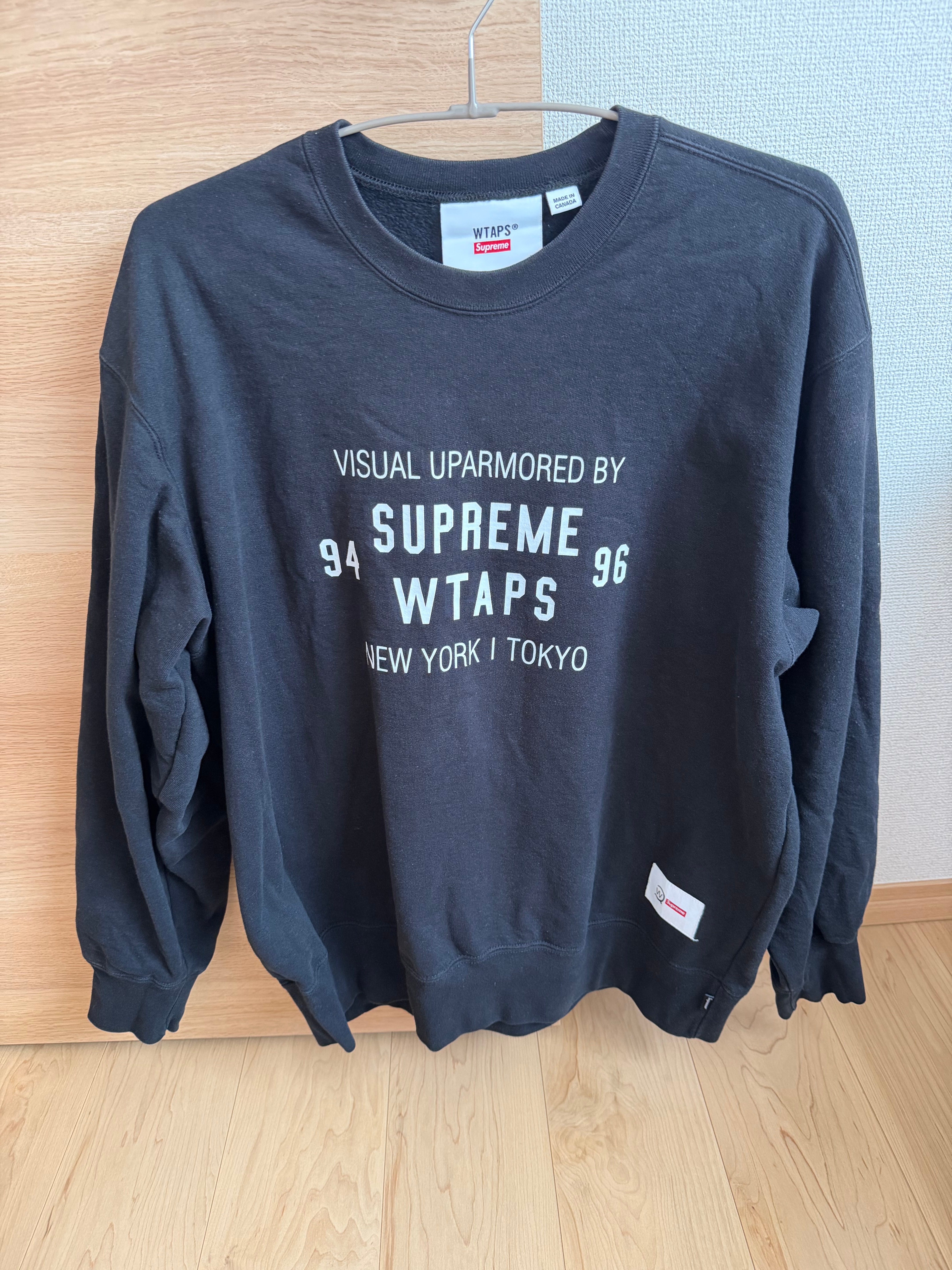 Supreme / WTAPS Crewneck "Black" 21274SPD-CSM03S