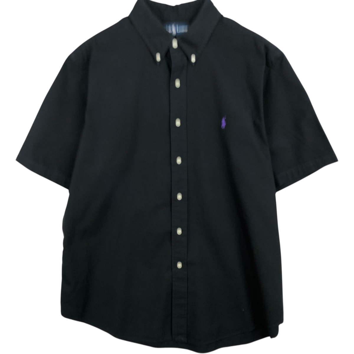 古着 ラルフローレン Ralph Lauren CLASSIC FIT クラシックフィット 半袖 ボタンダウンシャツ メンズXL相当/eaa625393