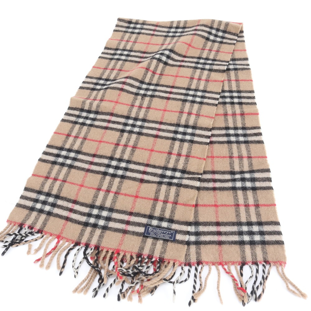 Burberrys バーバリー ノバチェック カシミヤ100%マフラー ✨新品