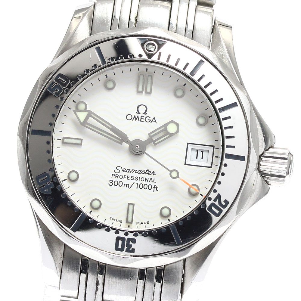 オメガ シーマスター300 デイト 2582.20 レディース 【中古】