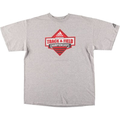 古着 00年代 アディダス adidas ロゴプリントTシャツ メンズL相当/eaa594180