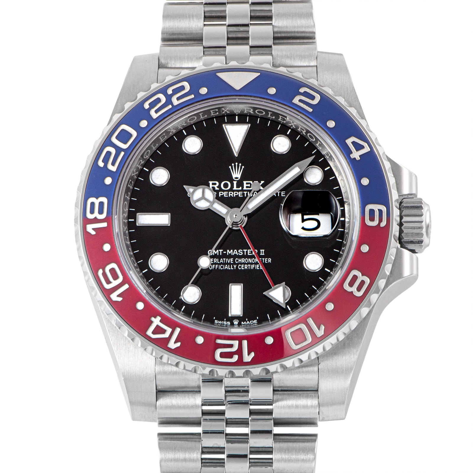 ROLEX ロレックス GMTマスター2 126710BLRO マーク1ベゼル 初期 ステンレススチール【中古】