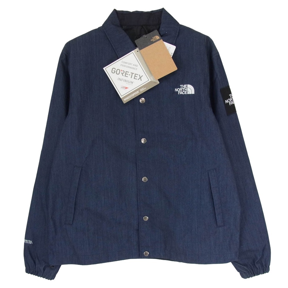 THE NORTH FACE ノースフェイス ジャケット NP12042 GTX DENIM COACH JACKET デニム コーチ ジャケット インディゴブルー系 M【新古品】【未使用】【中古】