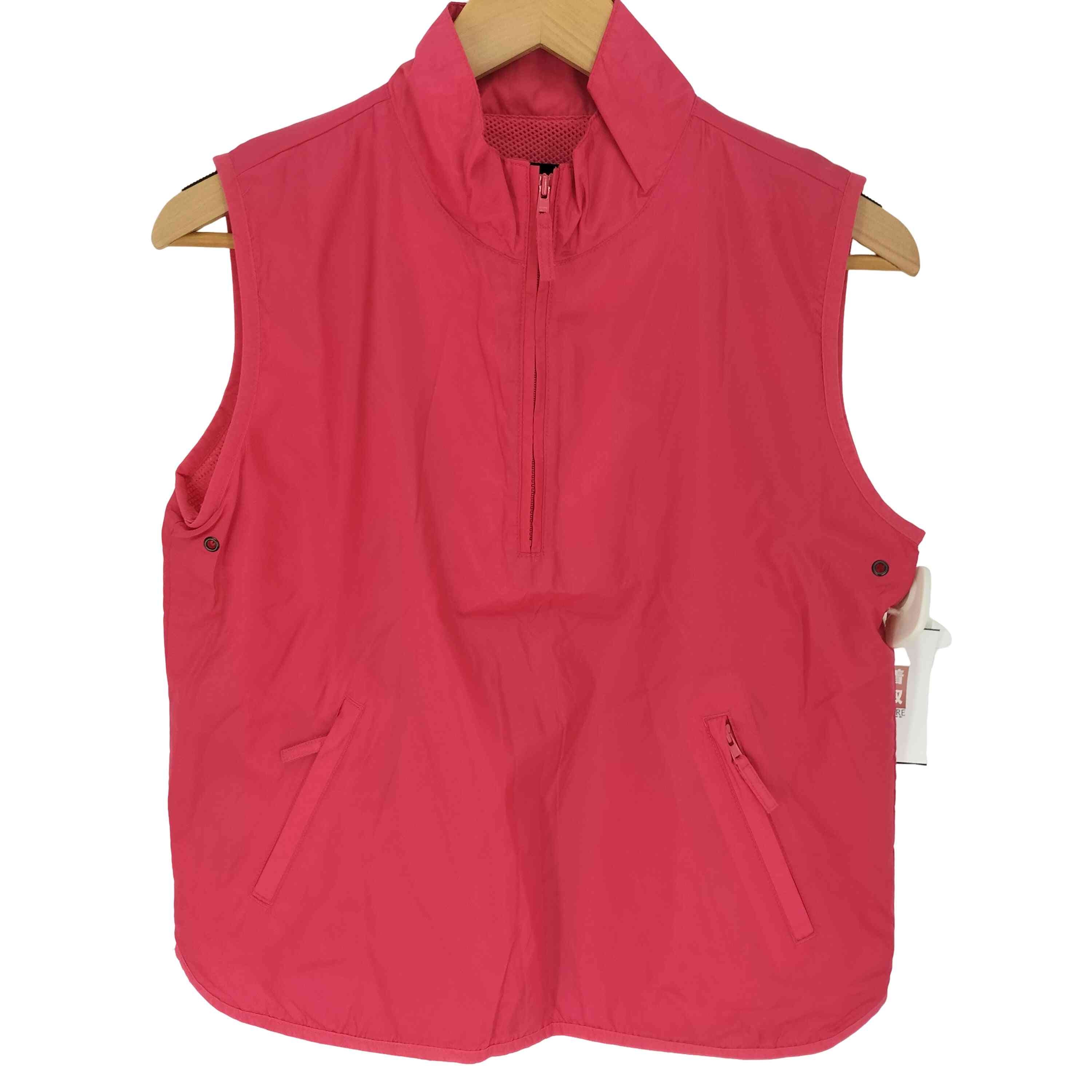 ハーフジップナイロンベスト【1141788217637】