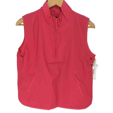 ハーフジップナイロンベスト【1141788217637】