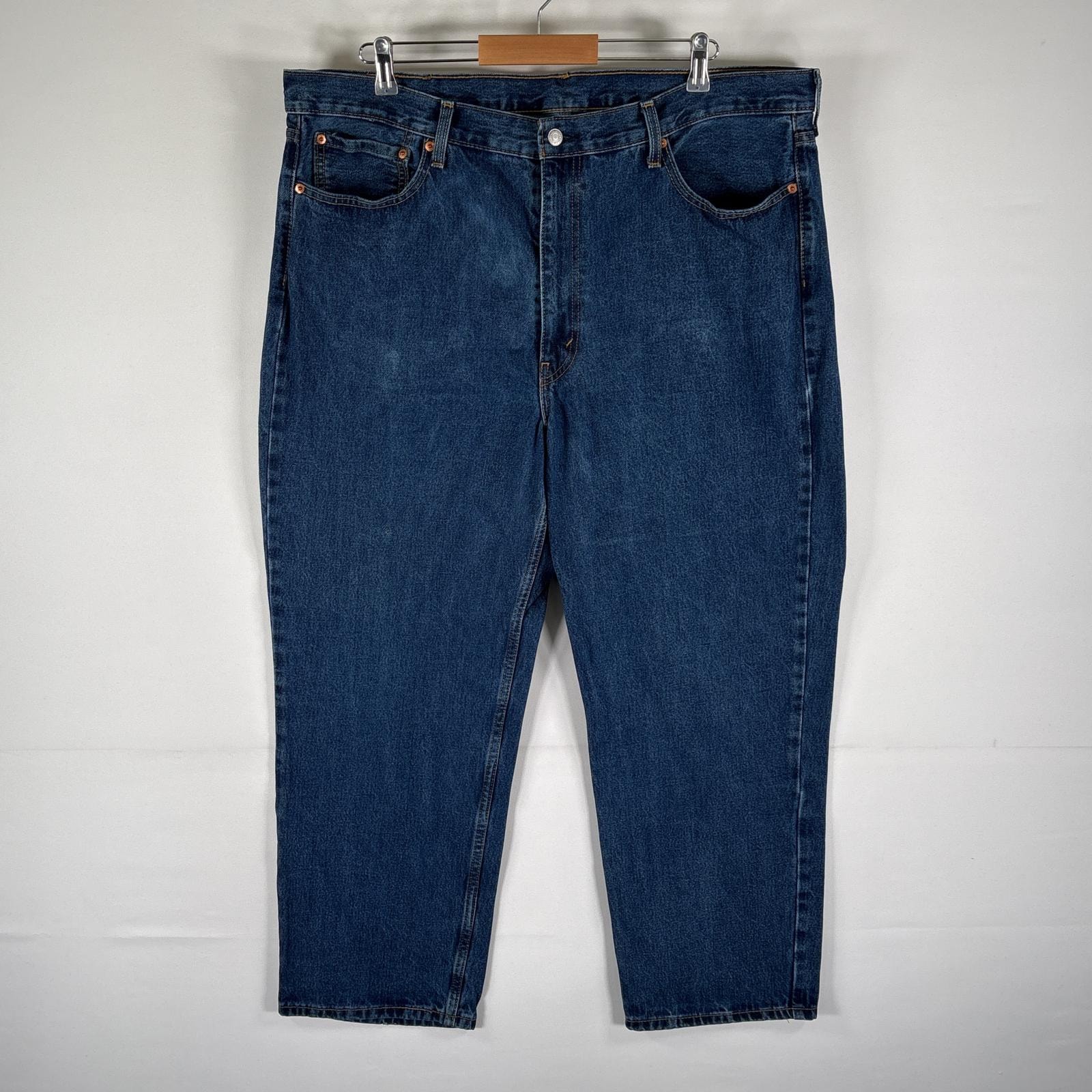 古着 リーバイス Levi's デニムパンツ 550 テーパード 5ポケット ジーンズ ジーパン 色落ち w42 L30 ブルー メンズ