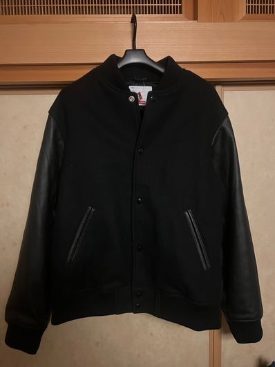 Supreme Motion Logo Varsity Jacket "Black"