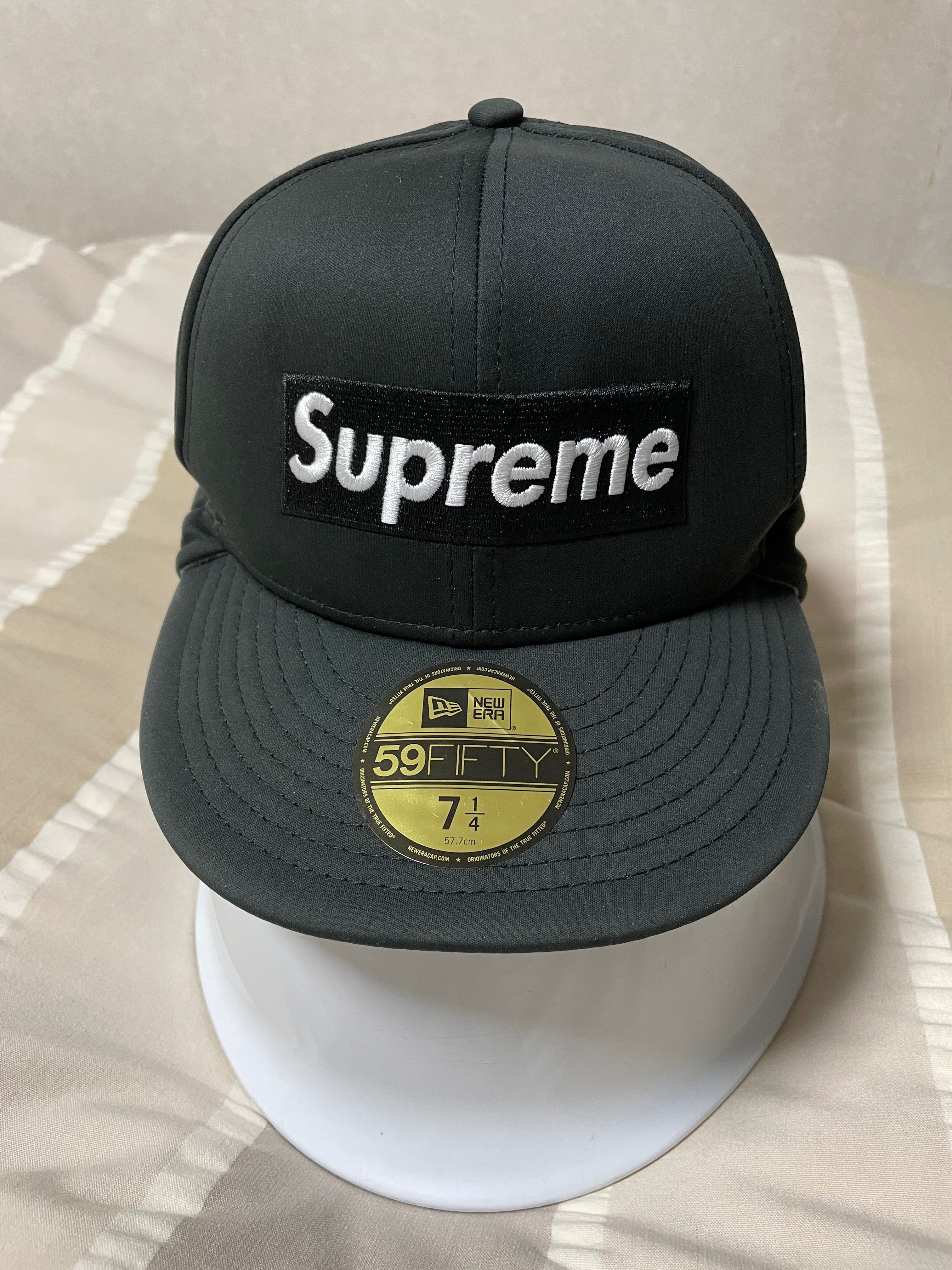 Supreme WINDSTOPPER Earflap Box Logo New Era "Black"