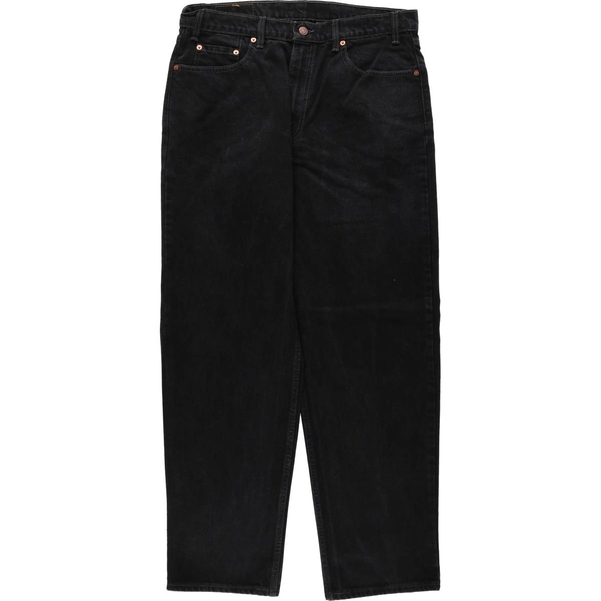古着 90年代 リーバイス Levi's 550 RELAXED FIT ブラックデニム テーパードデニムパンツ カナダ製 メンズw36相当 ヴィンテージ/eaa663197