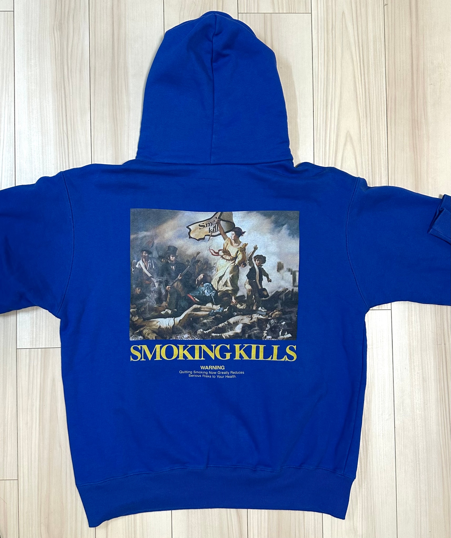 #FR2 エフアールツー SMOKING KILLS パーカー ブルー