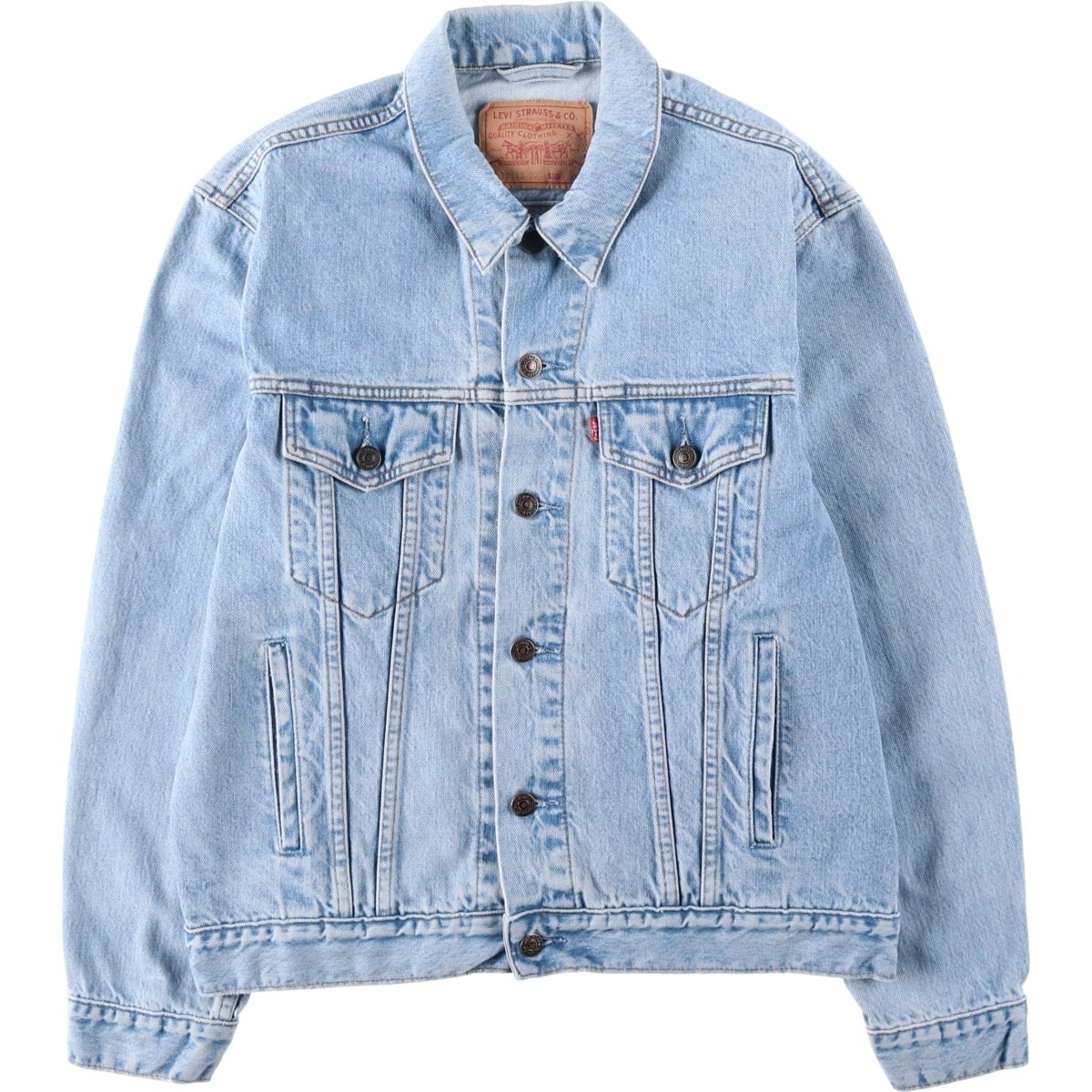 古着 リーバイス Levi's デニムジャケット Gジャン メンズM相当/eaa634674