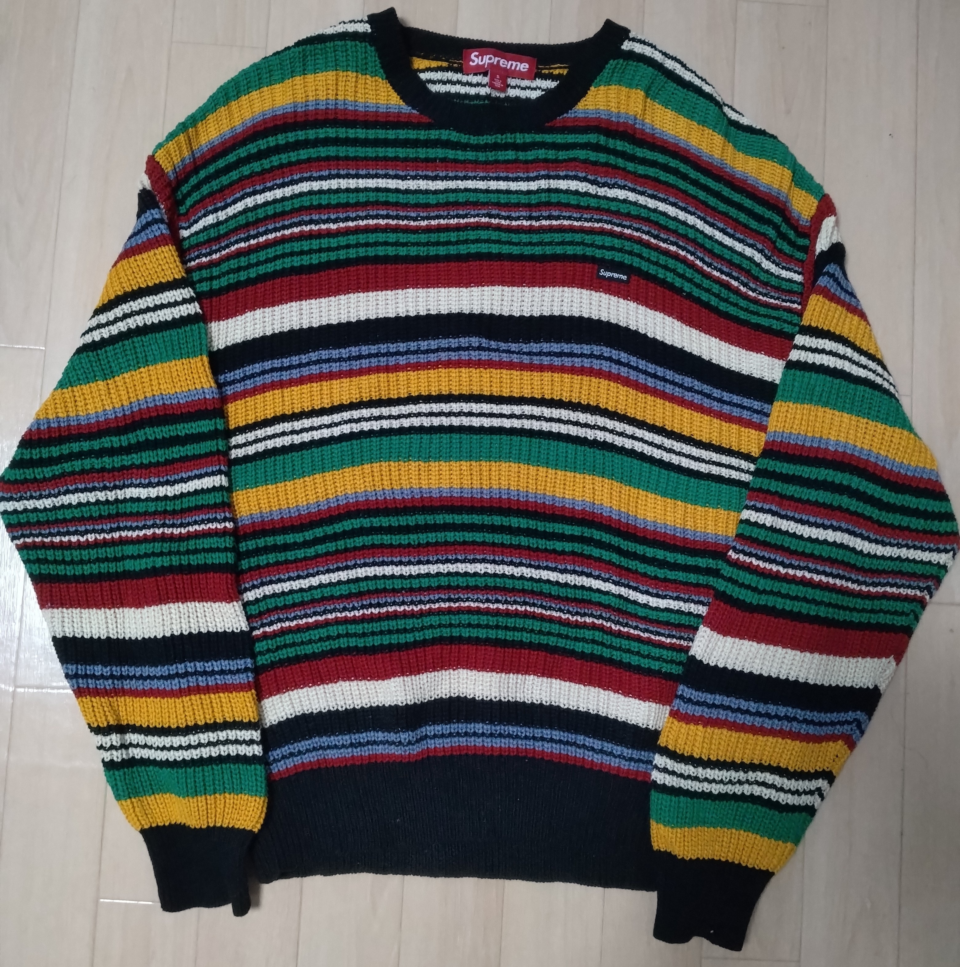 Supreme Small Box Ribbed Sweater 