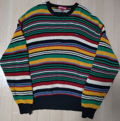 Supreme Small Box Ribbed Sweater Supreme Small Box Ribbed Sweater