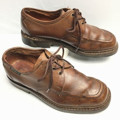 試着交換OK!Paraboot パラブーツ Vintage モデル size27.5-28.0-28.5相当 レザーシューズ ローブーツ ダークブラウン/茶/BROWN〉 /men's 管No.WZF-134