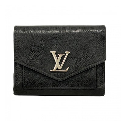 【6dc3131-k】ルイヴィトン 財布 トリヨン ポルトフォイユマイロックミーコンパクト M62947 ノワール【中古】レディース