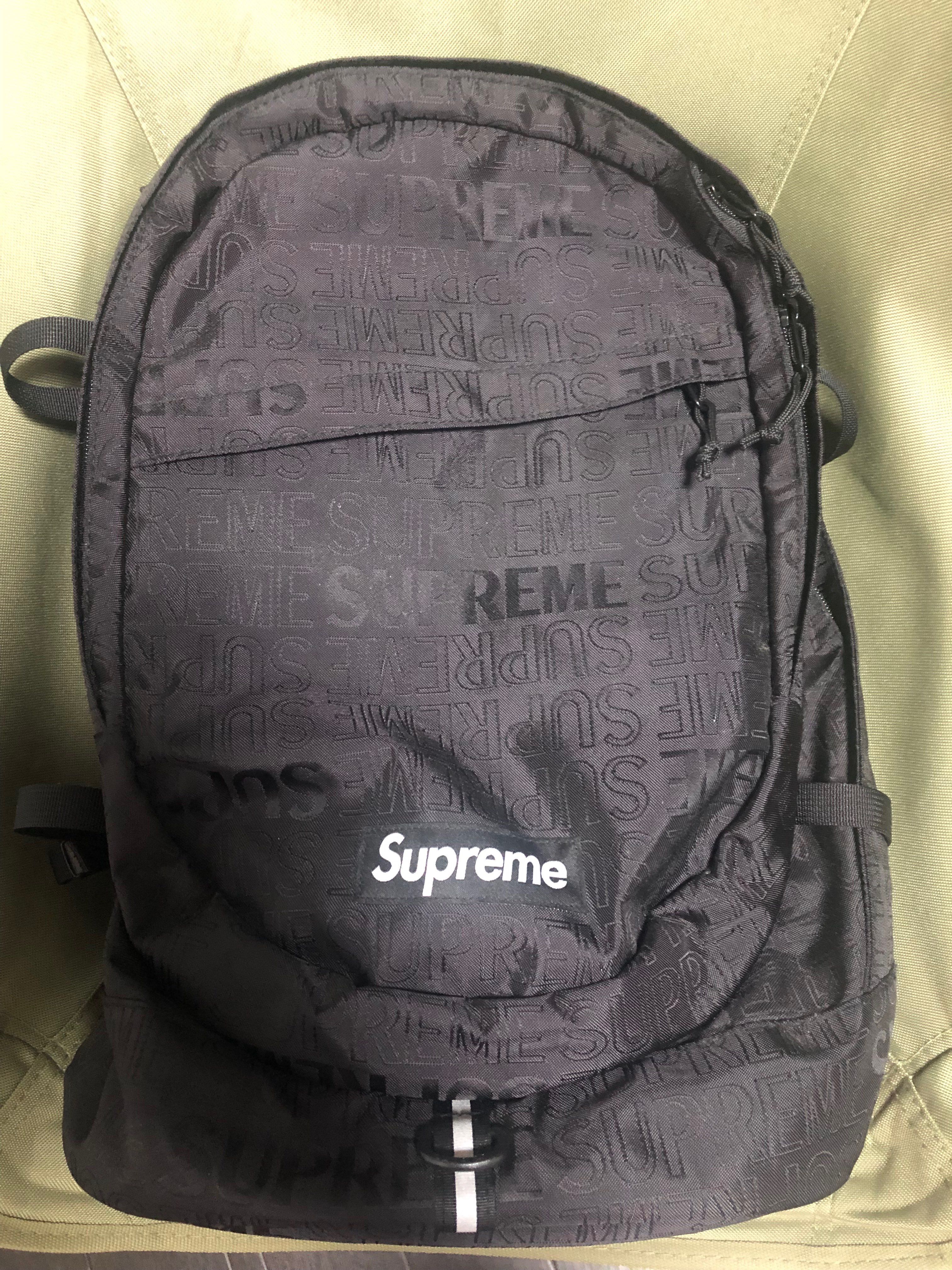Supreme 19SS Backpack "Black"